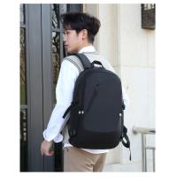Mochila impermeable antirrobo para hombre, bolsa trasera ligera para libros, elegante, 15,6