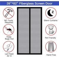 Cortinas antimosquitos para puertas, mosquitera magnética para puerta y ventana, malla de cierre automático para cocina y sala de estar - details 6