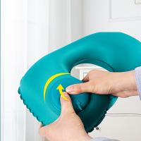 1pc de Almohada de Cuello Inflable Ultra-Ligera Portátil, Almohada Cervical Automática de Forma de U, Adecuada para Viajes, Hogar, Oficina y Uso en Coche. - details 2