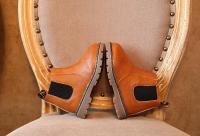 Bota de suela blanda para niño, botines de felpa para niño, bota británica para niña, bota corta de moda Retro, zapato para niño, otoño e invierno - details 9