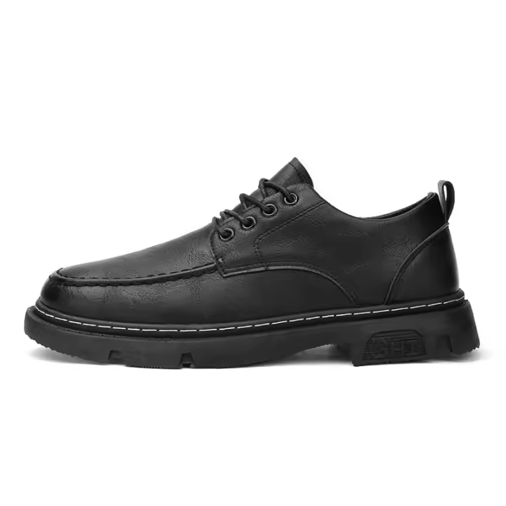 Vintage Hombres Zapatos de cuero de negocios Casual Jóvenes Zapatos de moda - 1