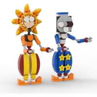 Figura de acción de Freddy Security Breach, Kit de construcción, Five Nights Spring Trap/Chica/Freddy, modelo de juego de terror, Juguetes - details 1
