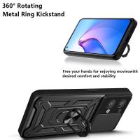 Funda de lujo para cámara OPPO Reno, cubierta protectora deslizante con material exterior de PC + TPU - details 3