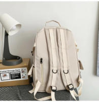 Mochila escolar de gran capacidad, versión coreana del estilo Harajuku, mochila de pareja para estudiantes, tendencia de mochila - details 7