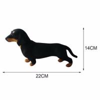 Juguete de peluche 3D realista hecho a mano para mascotas, modelo de perro, animales, perro salchicha, juguete de simulación - details 7