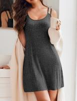 Primavera y verano 2025 nuevo producto vestido con tirantes moda estilo casual color sólido ropa de mujer - details 10