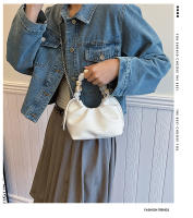 Niche Bolso minimalista con cuentas para mujer, bolso plisado texturizado, nuevo bolso cruzado versátil de moda de verano - details 0