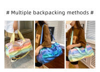 Bolsa de Gimnasio Fitness Colorida Bolsas de Viaje para Zapatos Separación Seca y Húmeda Bolsa de Hombro para Deportes al Aire Libre Bolsa de Yoga para Mujer - details 6