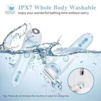 Maquinilla de afeitar eléctrica profesional 2 en 1, afeitadora eléctrica en seco y húmedo, resistente al agua, para depilación de mujer, para Bikini, pierna, brazo, axila - details 12