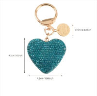 Llavero En Forma De Corazón Con Colgante Para Llaves De Coche Anillo Abierto Para Bolsa Moda Accesorio De Decoración Para Mujer - details 0