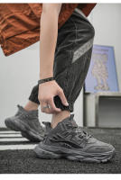 Moda Otoño Invierno nuevas de cuero corte alto suela gruesa deportes versátiles, cómodos y ligeros mecha casual para hombres - details 15