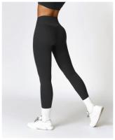 Pantalones de Yoga de cintura alta para mujer, pantalones para correr y Fitness, ropa externa, adelgazamiento, levantamiento de cadera, pantalones deportivos ajustados para ejercicio - details 33