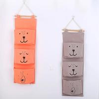 Cotton And Linen Hanging Bag Art Door Sundry Storage Bag Hanging Multi-Layer Hanging Bag - details 1