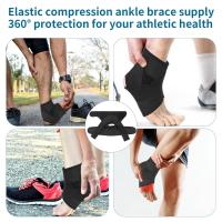Tobillera de compresión para natación, correr, surf, ejercicio, soporte y protección atléticos, esguinces, tendinitis, 1 ud. - details 10