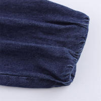 Sic Denim manga larga ss con cuello redondo estilo francés moda mujer - details 8