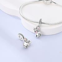 Colgante de luciérnaga que brilla en la oscuridad, cuentas de plata 925, compatible con pulseras originales, collar, regalos de Navidad, joyería para niña - details 42