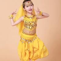 Ropa de danza India para niños y niñas, ropa para actuaciones de danza del vientre, ropa para bailar, traje de baile para branquias - details 7