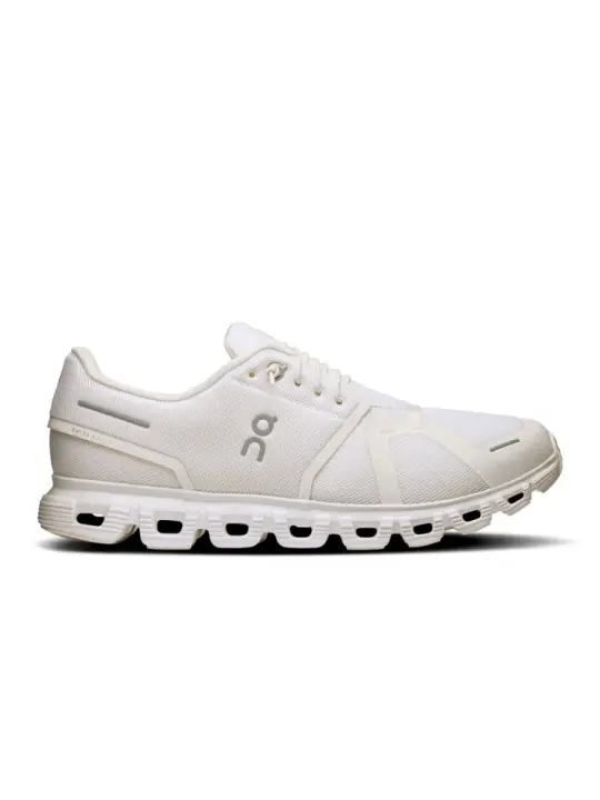 Zapatillas Blancas On Running Cloud 6 Hombre Blanco Cómodas y Ligeras - 1