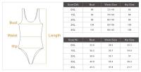 Conjunto de traje de baño de talla grande 2025, traje de baño de dos piezas con falda de cintura alta para mujer con control de barriga para vacaciones en la playa, 4XL - details 27