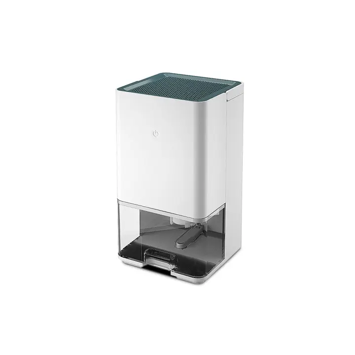 Deshumidificador de aire con depósito de agua de 1,2 l, con absorción de humedad y deshumidificación, totalmente automático, silencioso, blanco, de gran capacidad, deshumidificador doméstico de bajo consumo. - 1