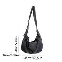 Bolso de hombro informal de nailon de gran capacidad para mujer, bandolera juvenil de estilo coreano - details 1