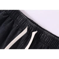 Pantalones Cortos de Logo Bordado de Stone Island Verano Pantalones Deportivos Casuales para Hombres, Cinco Bolsillos, Algodón Desgastado y Tendencia - details 10