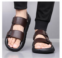 Sandalias deportivas de verano para hombre, estilo novedoso, para exteriores, de cuero genuino, para playa, informales - details 1