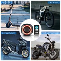 Luz de Alarma para Motocicleta Anchtek con Sensor de Frenos Automáticos Carga USB Control Remoto Inteligente para Bicicleta Antirrobo - details 8