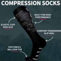Calcetines de compresión médicos graduados para hombre y mujer, medias hasta la rodilla de 20 a 30mm Hg para médico, correr, enfermería y atletismo - details 3