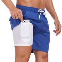 Pantalones cortos de secado rápido para hombre, de poliéster, con entrepierna de 5 pulgadas, para baloncesto y gimnasio, pantalones cortos transpirables con teñido anudado - details 7