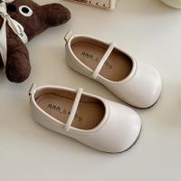 Zapatos de cuero para niñas, calzado de estilo coreano, suela suave, Color sólido, informal, versátil, elegante, Otoño, 2024 - details 4
