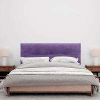 Cabecero de Polipiel o Tela Pro cabeceros Cabezal tapizado Cama Lujo (Tela Lila, 135x105cm con Patas (Camas 120/135/140)) - details 1