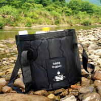 Cubo plegable portátil, contenedor de agua, cuencas de viaje para el hogar - details 2