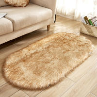 Decoración creativa para el hogar: cojín de alfombra similar a la lana para sofá de sala de estar, almohadilla antifrío para pies para dormitorio, almohadilla antideslizante para baño, duradera y resistente a las manchas en estilo europeo - details 5