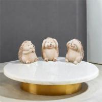 3 uds. Modelos de micropaisaje estatua de erizo de resina escultura de Animal creativa impermeable miniaturas de dibujos animados estatuilla de jardín - details 7
