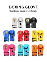 Guantes de boxeo mujer hombre 12 oz MMA niños Sanda muay thai antideslizante carrera entrenamiento protección Equipo - details 0