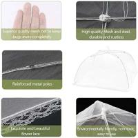 Tienda plegable de malla para alimentos a prueba de mosquitos, sombrilla de red para picnic, cubierta protectora para platos, accesorios de cocina - details 4