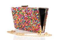 Shell Diamond Banquet Bag set Diamond Women 's Bag Banquet dress bolso de hombro - details 3