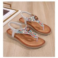Sandalia de Cuña Mujer 2025 con Cristales Transpirables - Diseño Boho Chic Elegante, Zapatos de Verano Cómodos para Playa, Fiesta y Diario, Moda Primavera-Verano - details 32