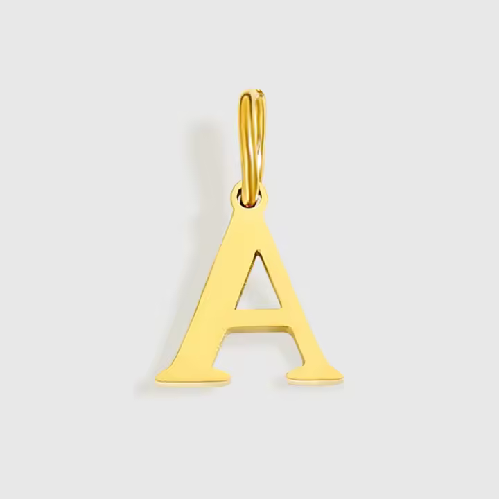 Colgante de acero inoxidable con las iniciales para mujer, accesorios para hacer Cuello, joyas de la mujer - 1