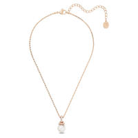 Collar SWΑRΟVSΚΙ Colgante original Blanco, chapado en oro rosa - details 2