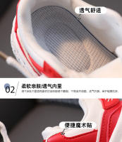 Nuevo cuero versátil pequeño blanco zapatos de las niñas de la junta zapatos antideslizantes de suela suave zapatos casuales - details 4