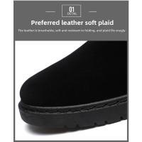 Zapatos Casuales para Hombres 2025 Moda en Gamuza Cómodos para Conducir con Cordones - details 4