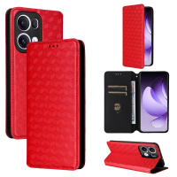 PU Leather Flip Cover for OPPO Reno13 5G Magnetic Shockproof Bumper Wallet Case - details 0