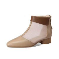 Zapatos de Mujer de Suela Suave Primavera, Verano, Otoño Tacón Corto, Espaciado, Transpirable - details 6