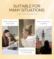 Máscara de ojos de caracol dorada, hidrata y nutre la piel del contorno de los ojos en profundidad. Reducir las ojeras,50 Piezas - details 11