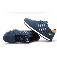 Zapatos deportivos versátiles de cuero genuino transpirables de doble estrella para primavera y otoño, cómodos zapatos planos de moda para correr - details 35