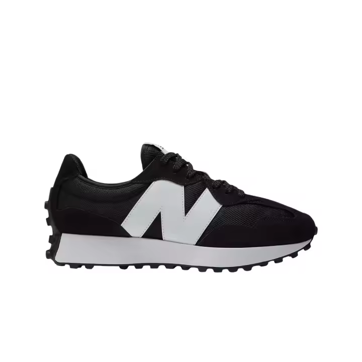 Zapatos Casuales para Hombres NB 327 Negro Blanco Piel Sintética Espuma Certificado CE - 1