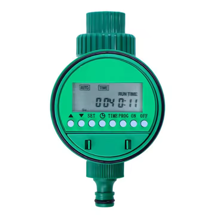 Temporizador de riego automático, pantalla LCD electrónica, temporizador de agua para el hogar, sistema de controlador de riego de plantas de jardín - 1