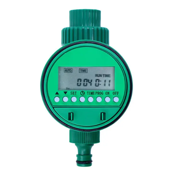 Temporizador de riego automático, pantalla LCD electrónica, temporizador de agua para el hogar, sistema de controlador de riego de plantas de jardín - 1